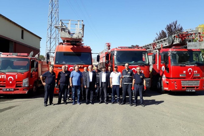 Bingöl'de yıl içerisinde 400 yangına müdahale edildi