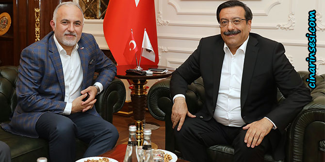 Kızılay Genel Başkanı Kerem Kınık'tan Cumali Atilla'ya ziyaret