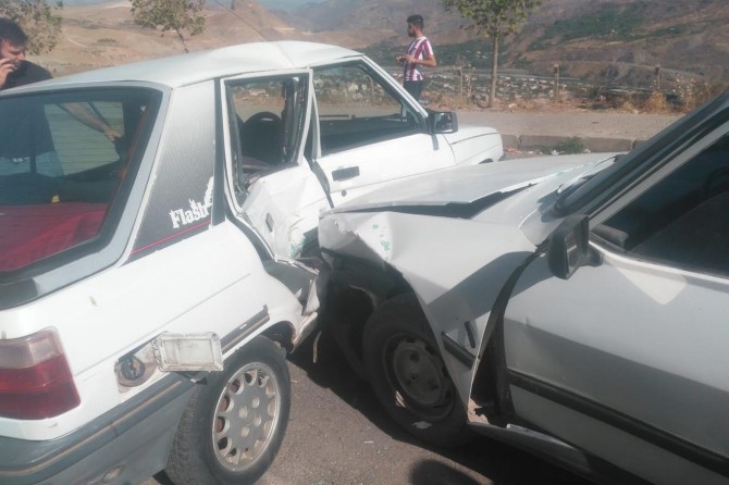 Elazığ Palu'da trafik kazası: 1 yaralı