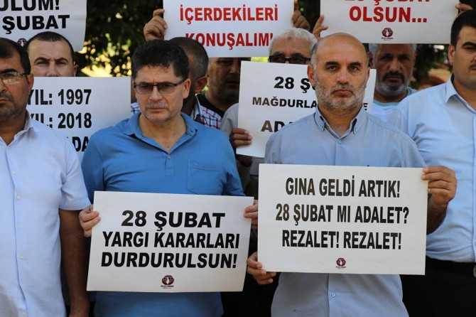 28 Şubat mağdurları için adalet çağrısı