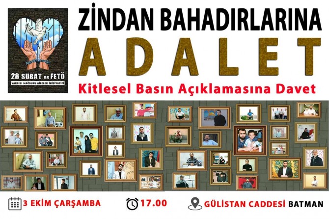 FETÖ yargısı mağduru aileler kitlesel basın açıklaması yapacak