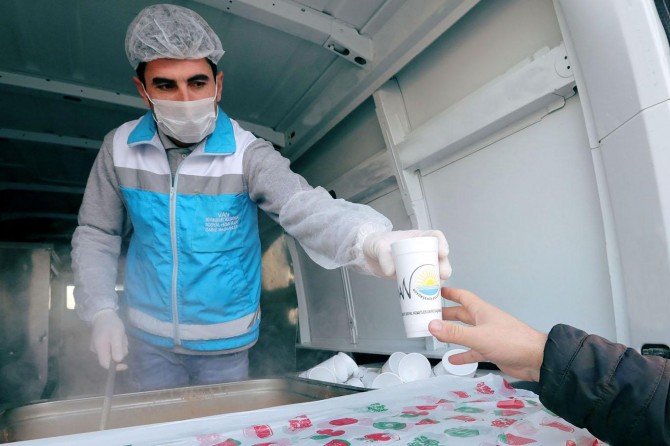 Van’da ücretsiz çorba dağıtımı başladı