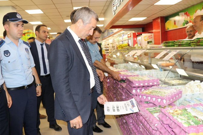 Gaziantep’te marketlerde yeni logo ve fiyat denetimi yapıldı