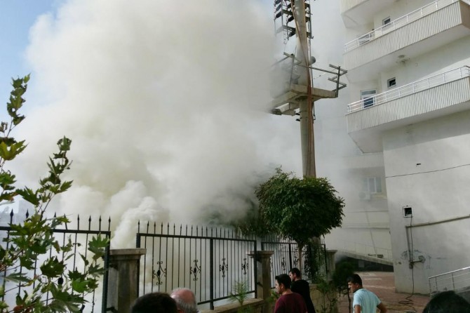 Batman’da çalı çırpıların yanması paniğe neden oldu