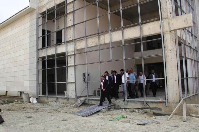 Gürpınar Devlet Hastanesinde inceleme