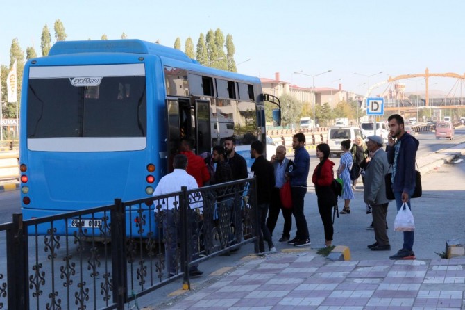 Üniversite güzergahında denetleme yapıldı