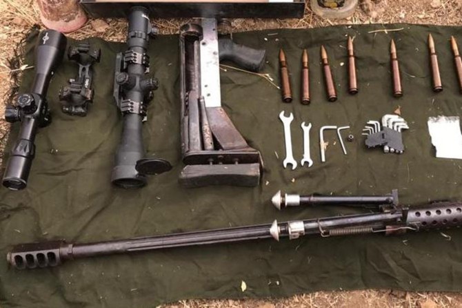 Nusaybin'de çok sayıda silah ve mühimmat ele geçirildi