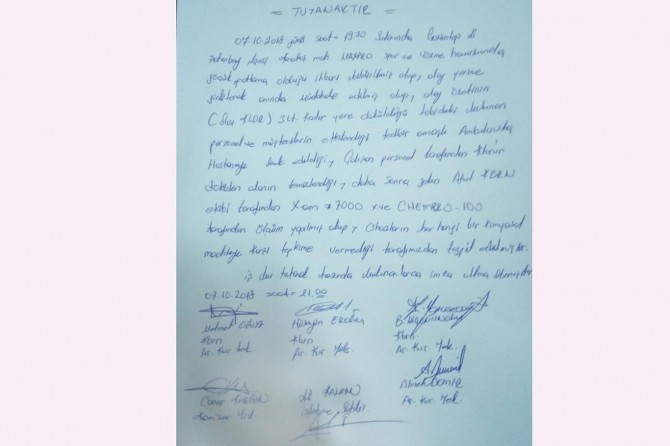 Gaziantep’teki klor olayına ilişkin açıklama