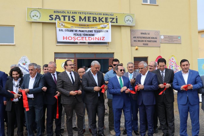 Bingöl'de bal dolum ve paketleme tesisi açılışı yapıldı