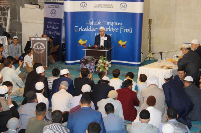 Pêşbirka Hafiztîyê ya Mêran a Fînala Tirkîyê li Diyarbekirê hat tertîpkirin