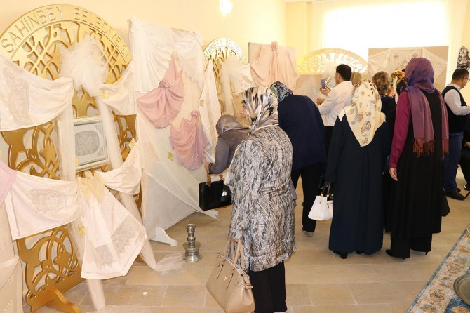 Antep işi el sanatları sergisi açıldı