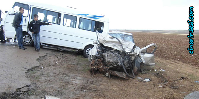 Hasankeyf  Binatlı Köyü girişinde trafik kazası: 1 ölü, 3 yaralı
