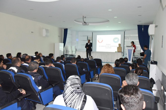 Van İpekyolu Belediyesinden iş sağlığı ve güvenliği eğitimi verildi