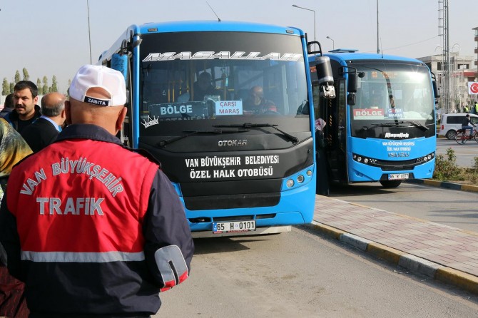 Van’da “Akıllı Kart ve Muavin” denetimi