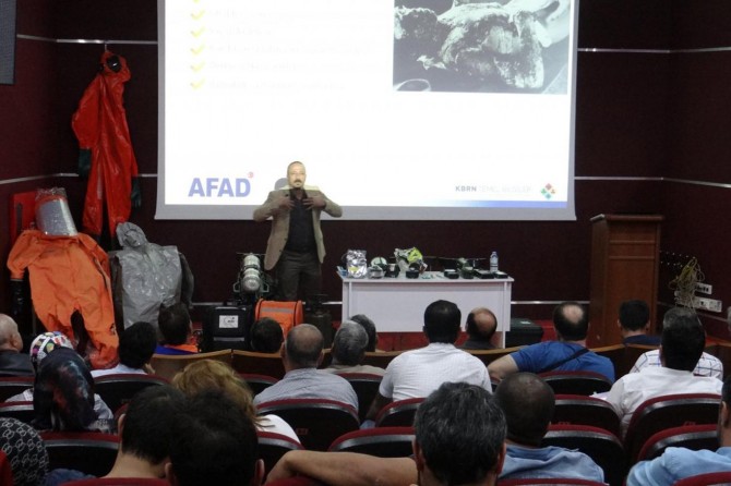 KBRN farkındalık ve şüpheli paket eğitimi verildi