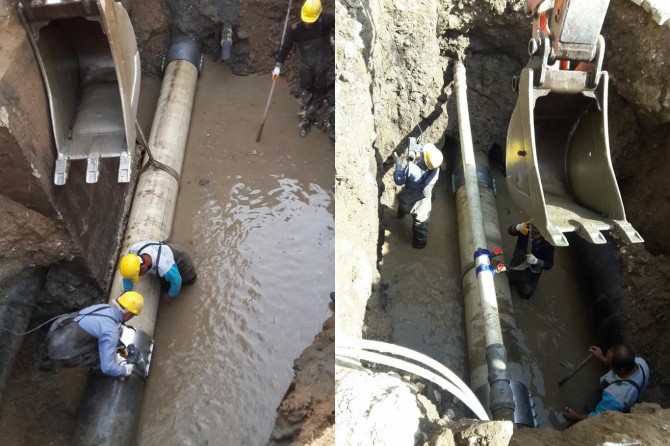 Erciş'te 6 kilometrelik su hattı yenileniyor
