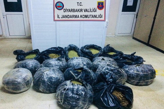 Li Diyarbekirê 165 kîlo esrar hat bidestxistin