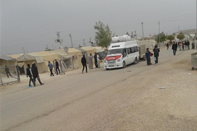 Süleyman Şah kampında kalan Suriyeliler tahliye ediliyor