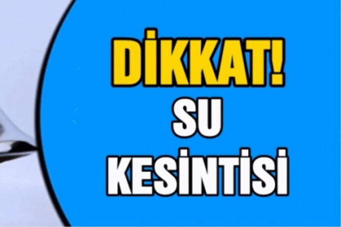 Van’da su kesintisi
