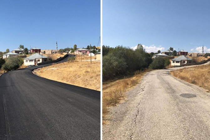 ​Van'ın Tuşba ilçesinde yollar asfaltlandı