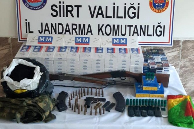 Siirt Pervari'de akaryakıt ve sigara kaçakçılığı yapan 3 kişi yakalandı