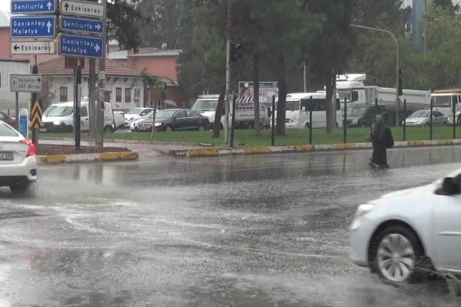 Adıyaman’da şiddetli yağış