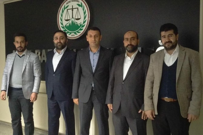 HÜDA PAR'dan Ağrı Baro Başkanlığına seçilen Aydın'a ziyaret