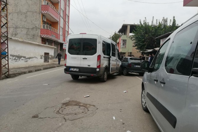 Batman'da maddi hasarlı kaza