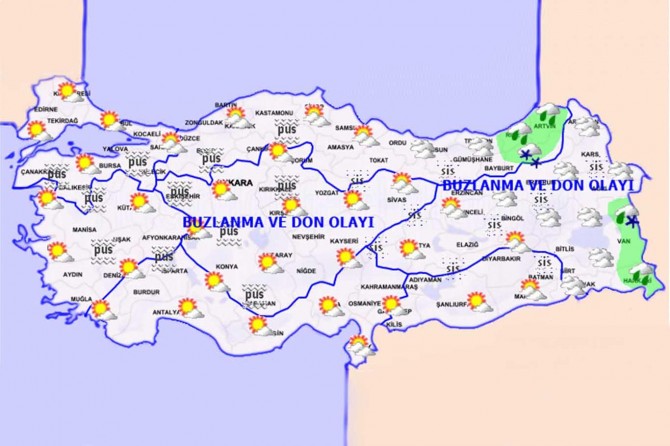 Meteorolojiden zirai don uyarısı