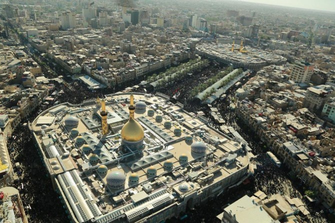 15 million people flocked to Karbala