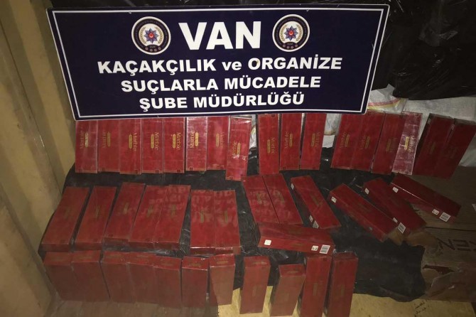 12 bin paket kaçak sigara ele geçirildi