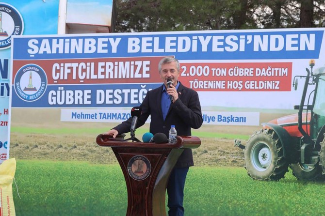 Çiftçilere gübre desteği