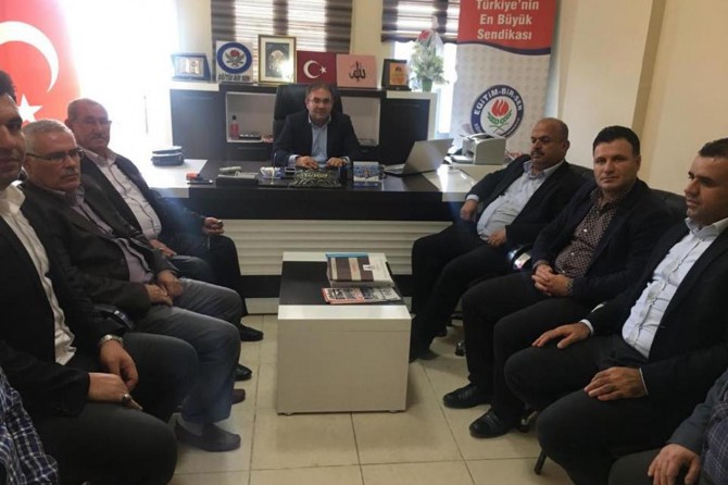 HÜDA PAR Silopi İlçe Başkanlığından Eğitim Bir-Sen'e ziyaret