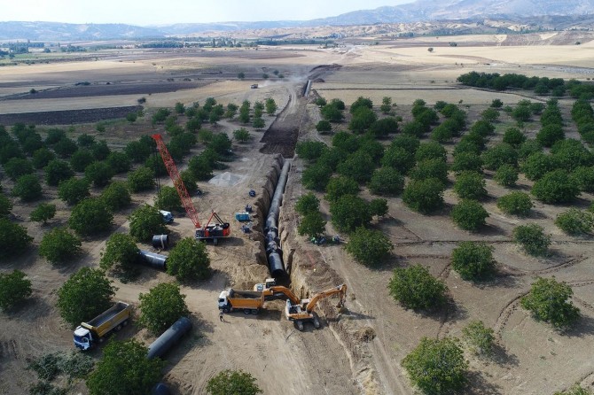 "Düzbağ İçme Suyu Projesi yüzde 95 tamamlandı"