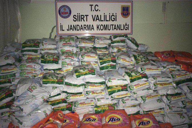 Siirt’te sahte deterjan operasyonu: 9 gözaltı