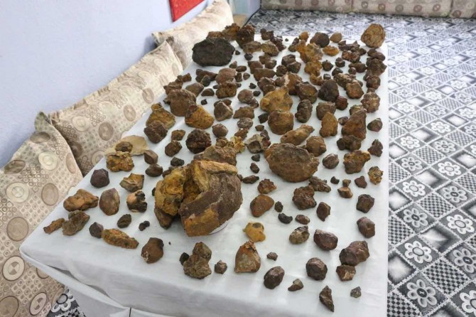 ​Göktaşları elinde kalan vatandaşın hayalleri yarım kaldı