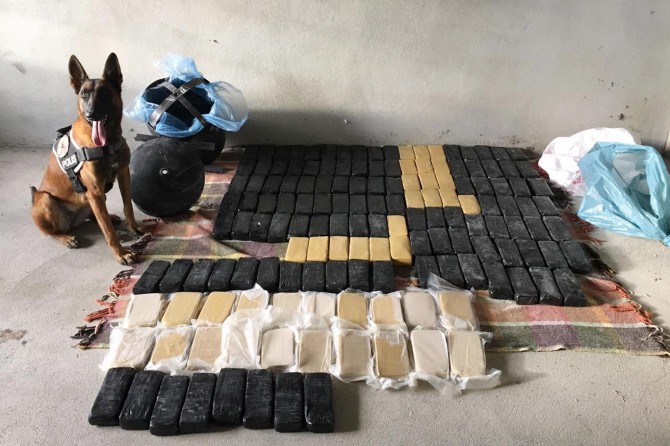 80 kilo eroin ele geçirildi