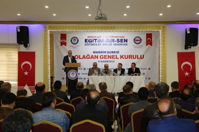 Eğitim-Bir-Sen Mardin Şube başkanı güven tazeledi