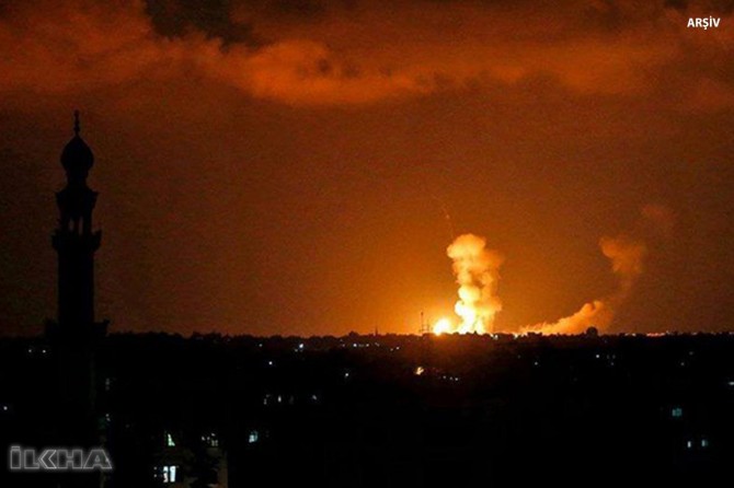Zionist invaders attacked Gaza: 7 martyrs