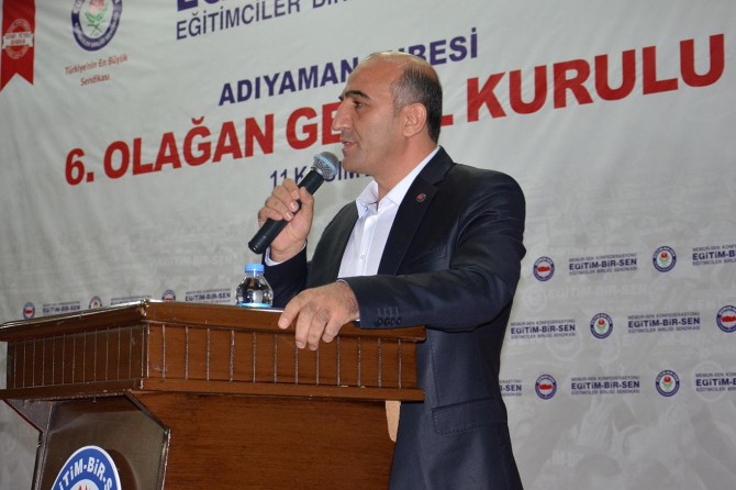 ​Eğitim-Bir-Sen Adıyaman Şube Başkanı güven tazeledi