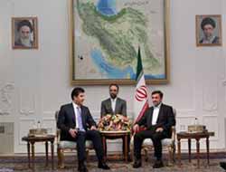 Neçirvan Barzani ve Ahmedinejad Görüşmesi