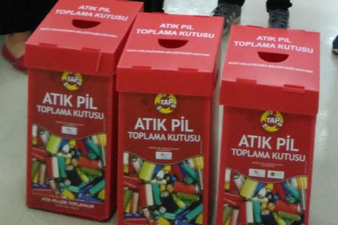 Van'da okullarda ödüllü Atık Pil Projesi