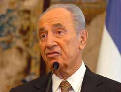 Şimon Peres'ten Mahmut Abbas'a Teşekkür!