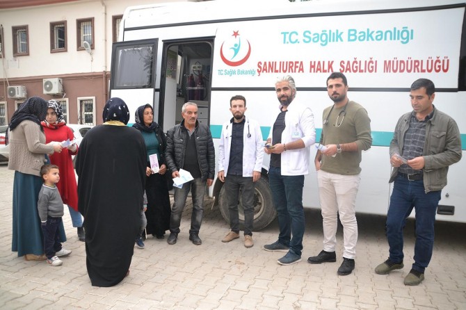 Kanser tarama aracı Viranşehir'de hizmete başladı