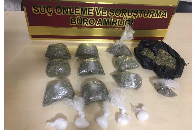 Gaziantep’te eşi uyuşturucudan tutuklu bulunan kadın aynı suçtan gözaltına alındı