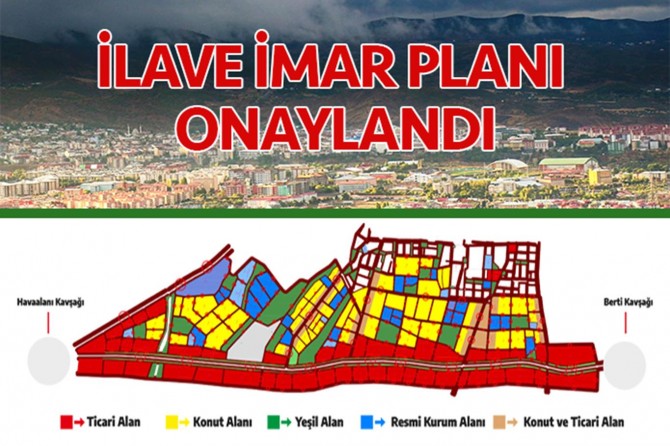 Bingöl'de ilave imar planı onaylandı