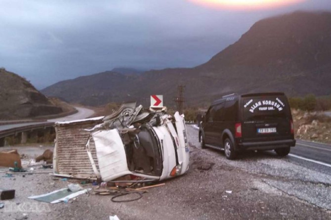 Li Bidlîsê qeza: Mirîyek 2 birîndar