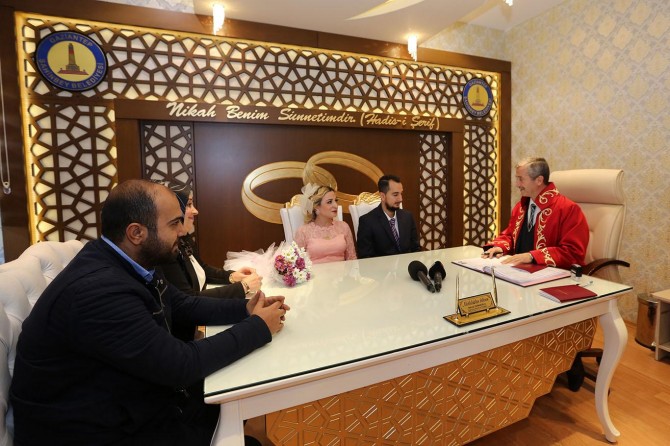 Türkiye’de en çok nikâh kıyan belediye unvanına sahibiz