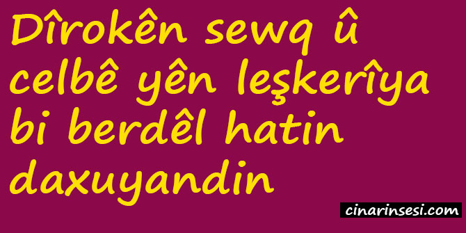 Dîrokên sewq û celbê yên leşkerîya bi berdêl hatin daxuyandin