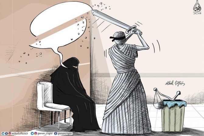 Emine Şahin gerekçe gösterilerek annesi işten çıkarıldı